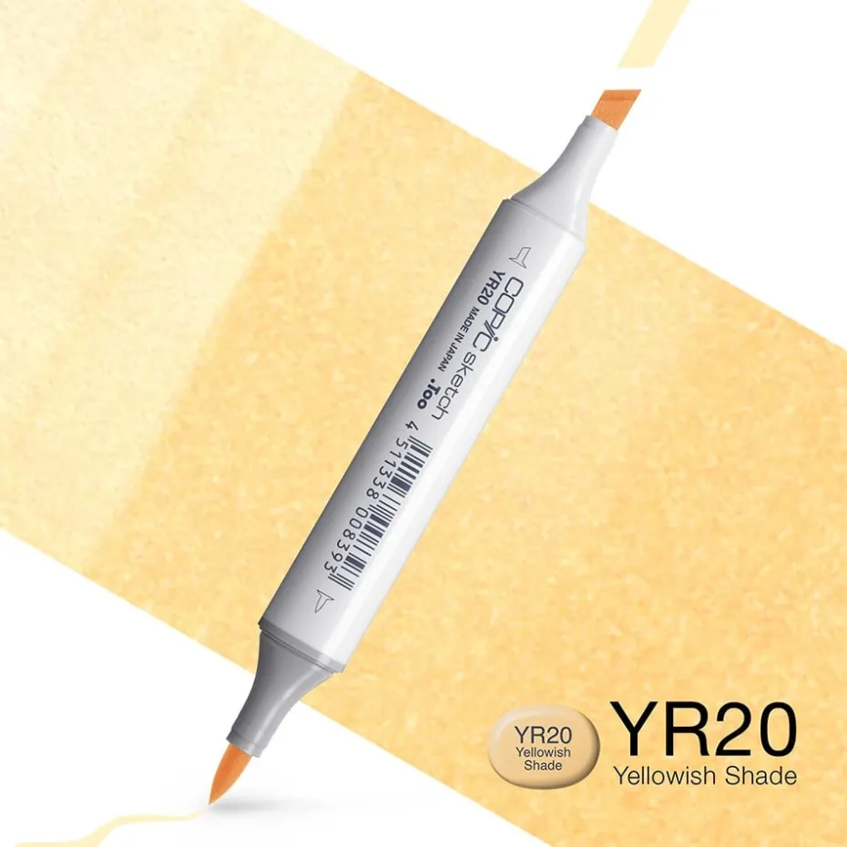 Copic Marker Sketch – YR20 Yellowish Shade