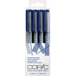 Copic Multiliner Cobalt – Sett 4stk