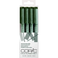 Copic Multiliner Olive – Sett 4stk