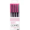 Copic Multiliner Pink – Sett 4stk