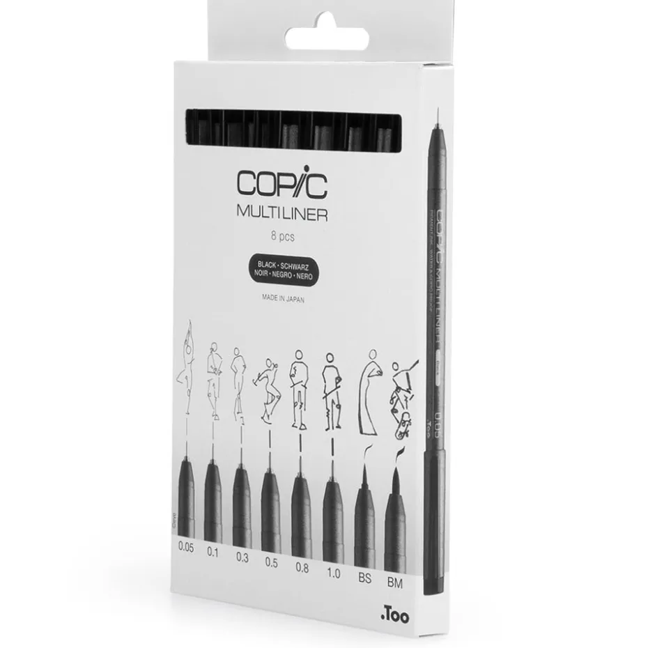 Copic Multiliner Set B – 8stk