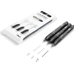 Copic Multiliner Sett – Coloured 4stk Warm+Cool Grey