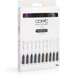 Copic Multiliner Sett – Coloured 10stk