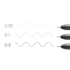 Copic Multiliner Sett Fine 3stk – Black