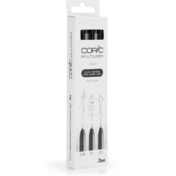 Copic Multiliner Sett Fine 3stk – Black