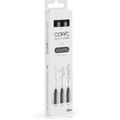 Copic Multiliner Sett Medium 3stk – Black