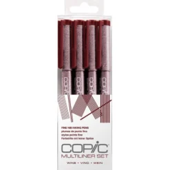 Copic Multiliner Wine – Sett 4stk