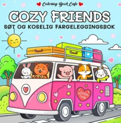 Cozy Friends – Søt & avslappende fargelegging