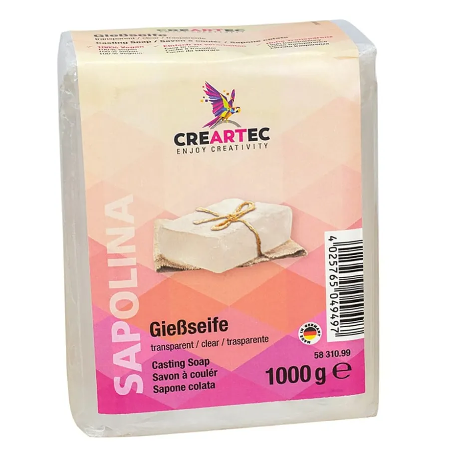 CREARTEC Såpemasse 1kg – Klar