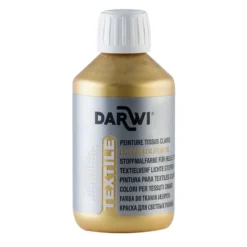 Darwi Textile Tekstilmaling 250ml – Gull