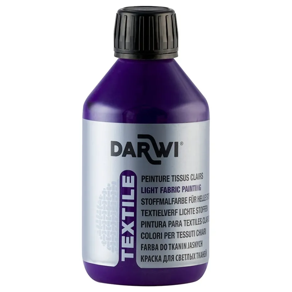 Darwi Textile Tekstilmaling 250ml – Fiolett