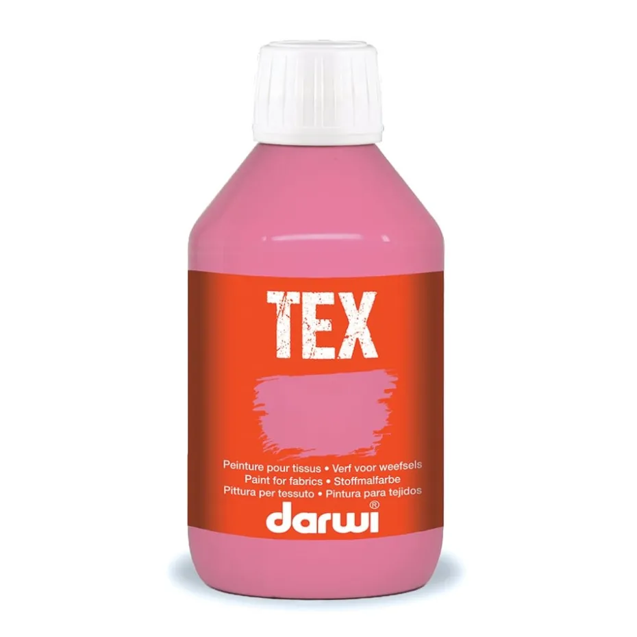 Darwi Textile Tekstilmaling 250ml – Rosa