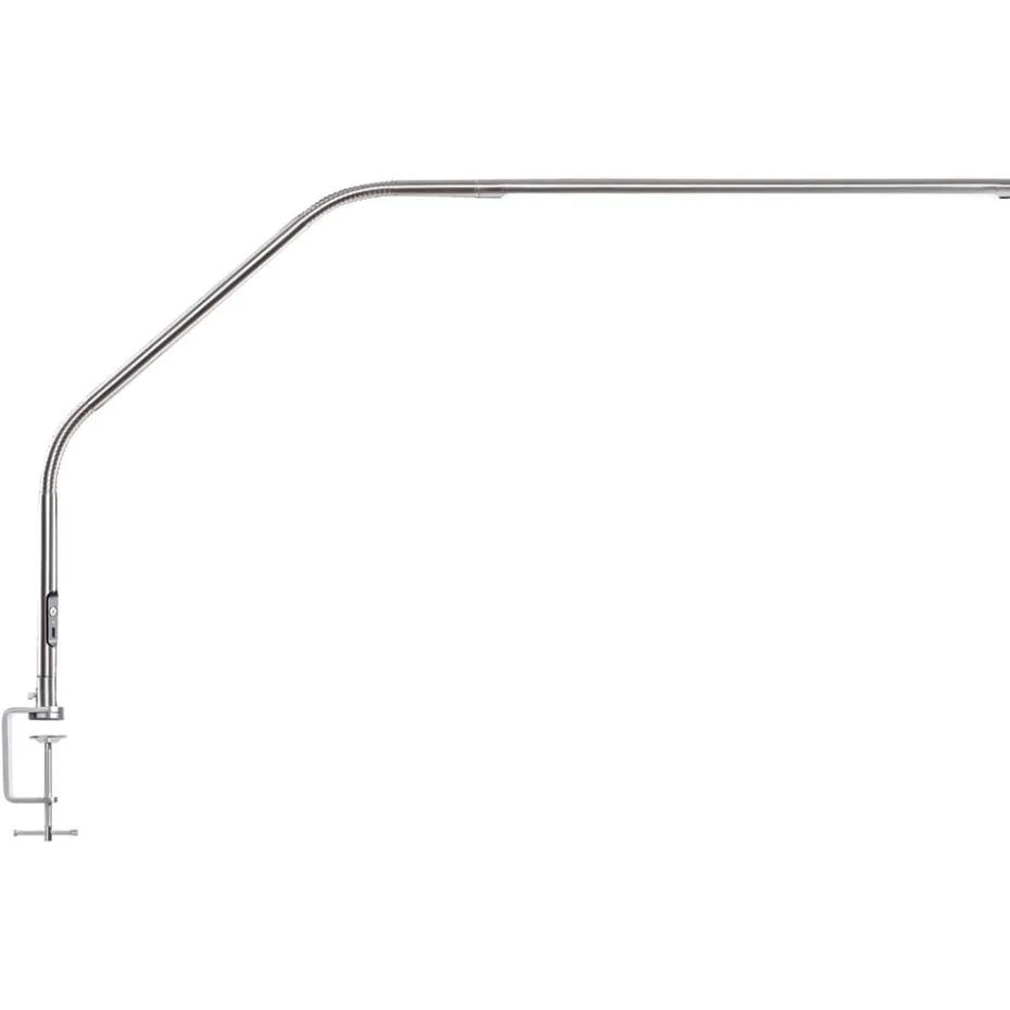 Daylight Slimline 4 Bordlampe – Brushed Steel