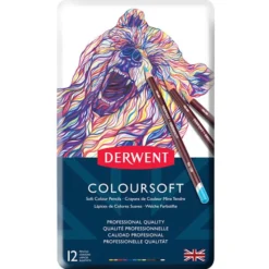 Derwent Coloursoft Blyant Sett 12stk
