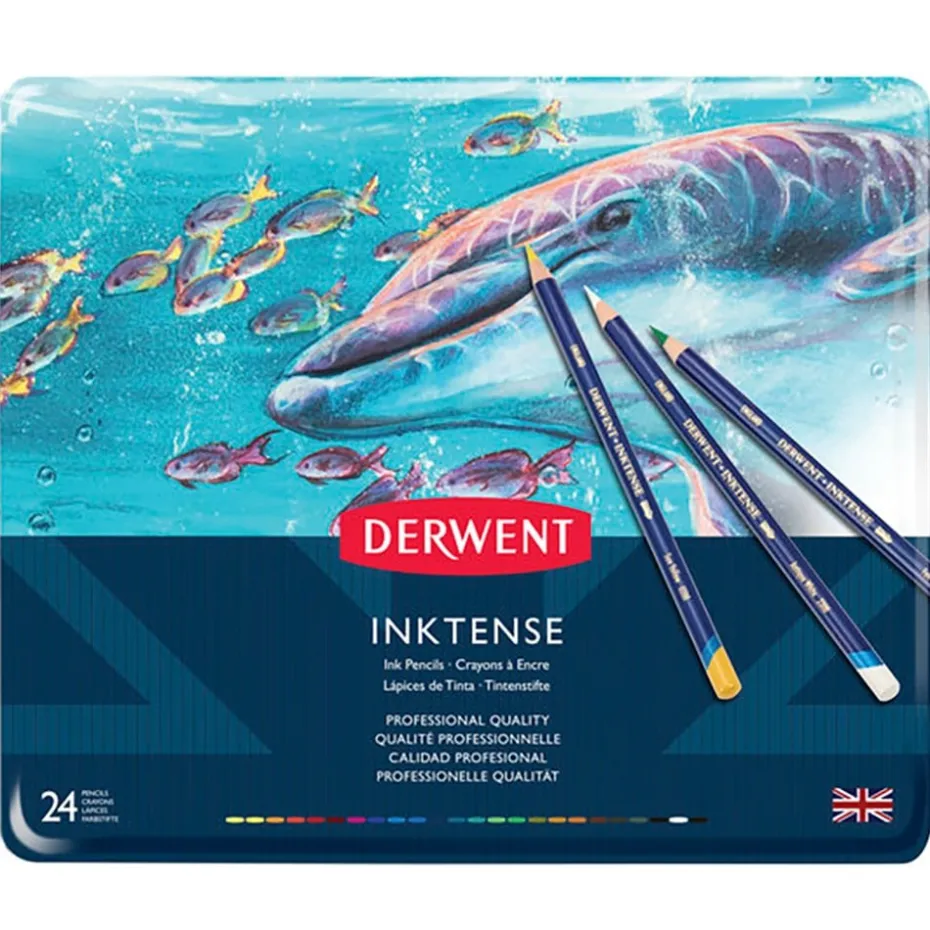 Derwent Inktense Blyant Sett 24stk