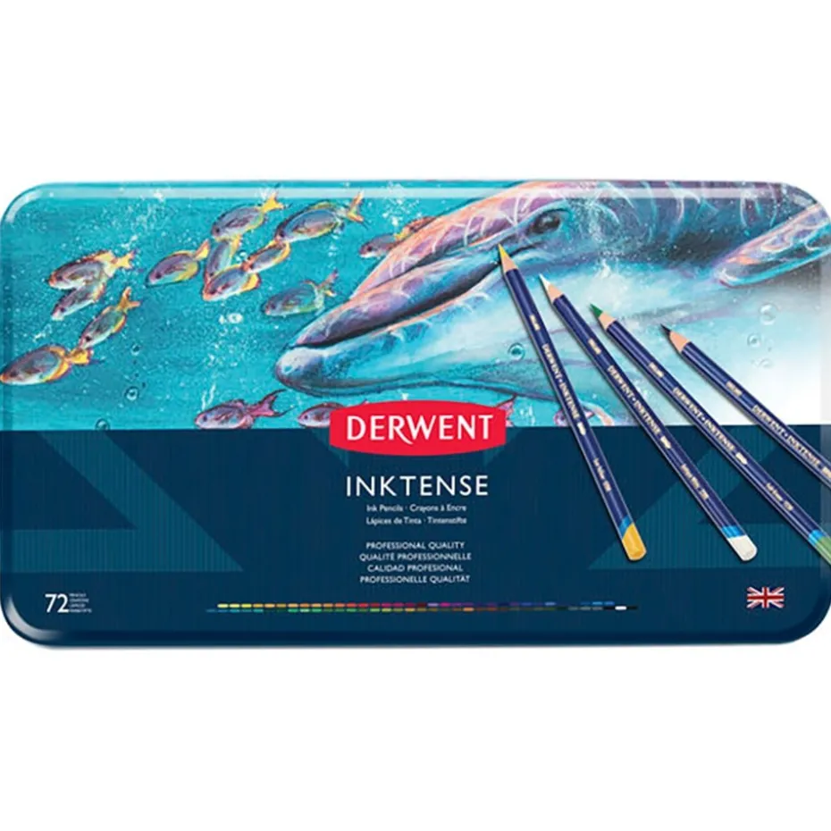 Derwent Inktense Blyant Sett 72stk