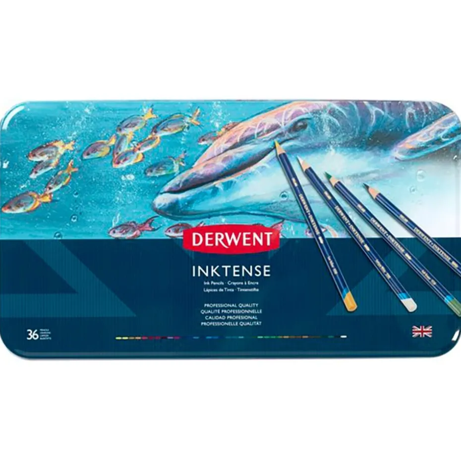 Derwent Inktense Blyant Sett 36stk