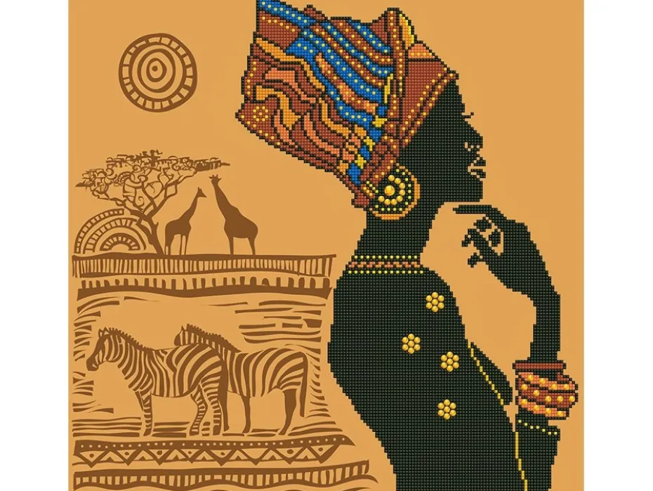 Diamond Dotz DD9 – African Elegance