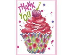 Diamond Dotz DDG Kort – Cup cake thank you