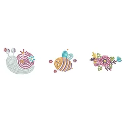 Diamond Dotz Dotzies – Klistremerke – Garden Friends