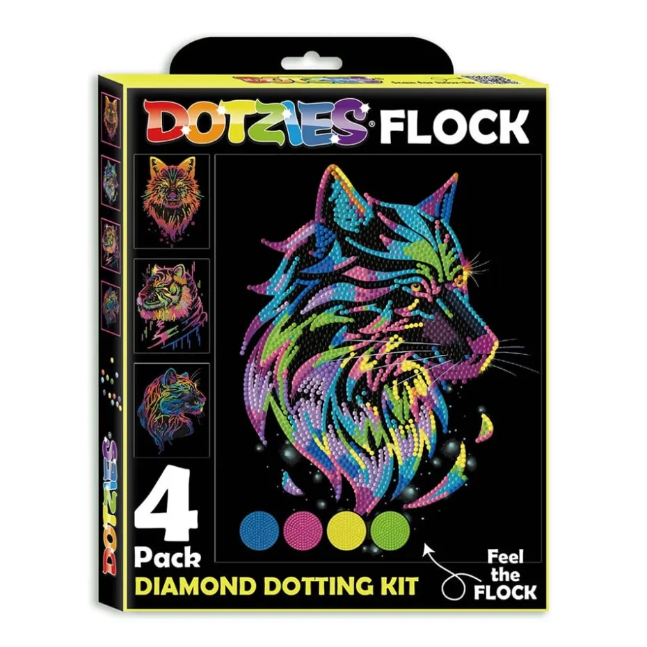 Diamond Dotz Dotzies Neon Flock – Wild