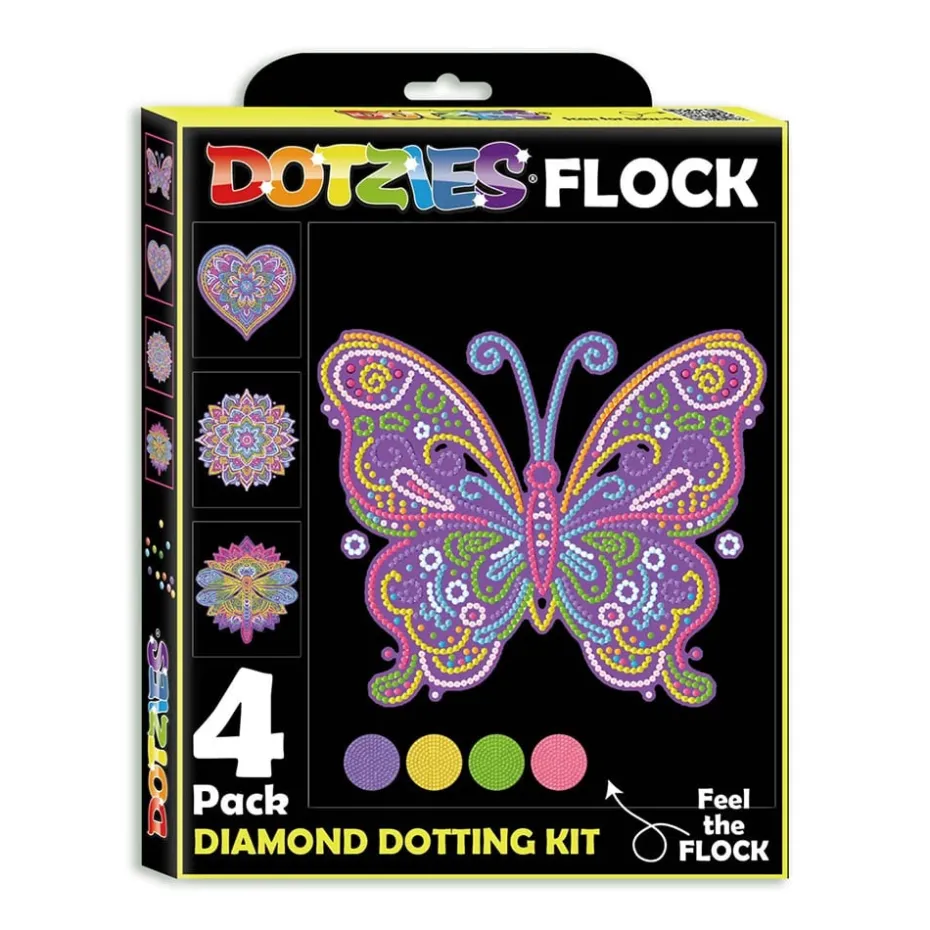 Diamond Dotz Dotzies Neon Flock – Mandalas