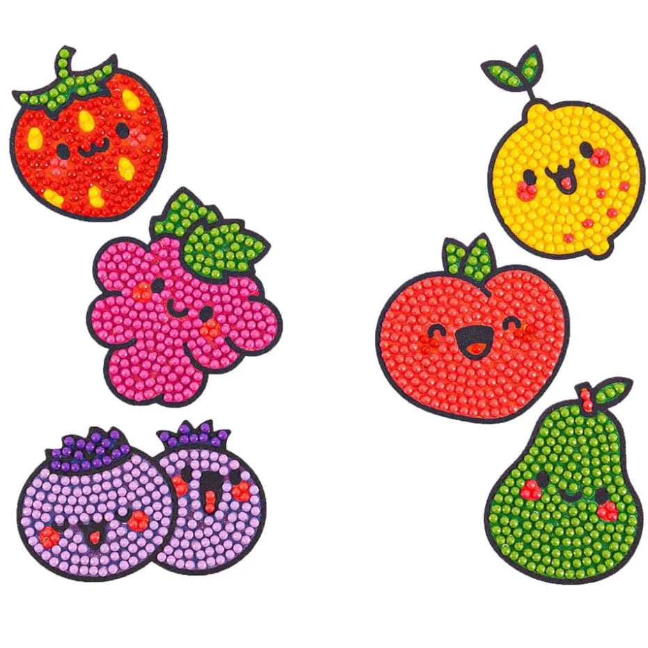 Diamond Dotz Iron-on ‘n’ Dot – Groovy Fruit