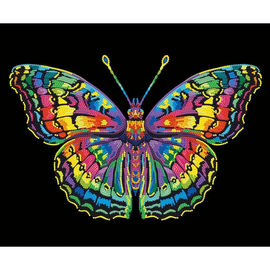 Diamond Dotz Neon Flock – Butterfly