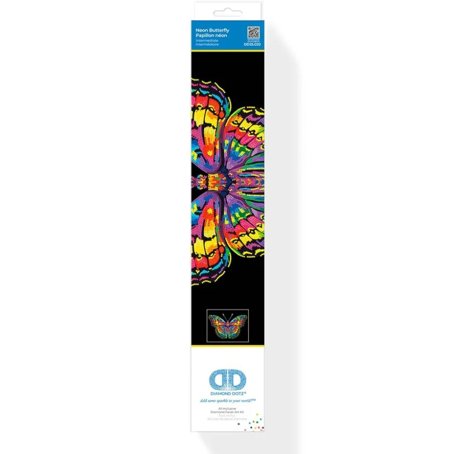 Diamond Dotz Neon Flock – Butterfly