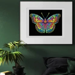Diamond Dotz Neon Flock – Butterfly