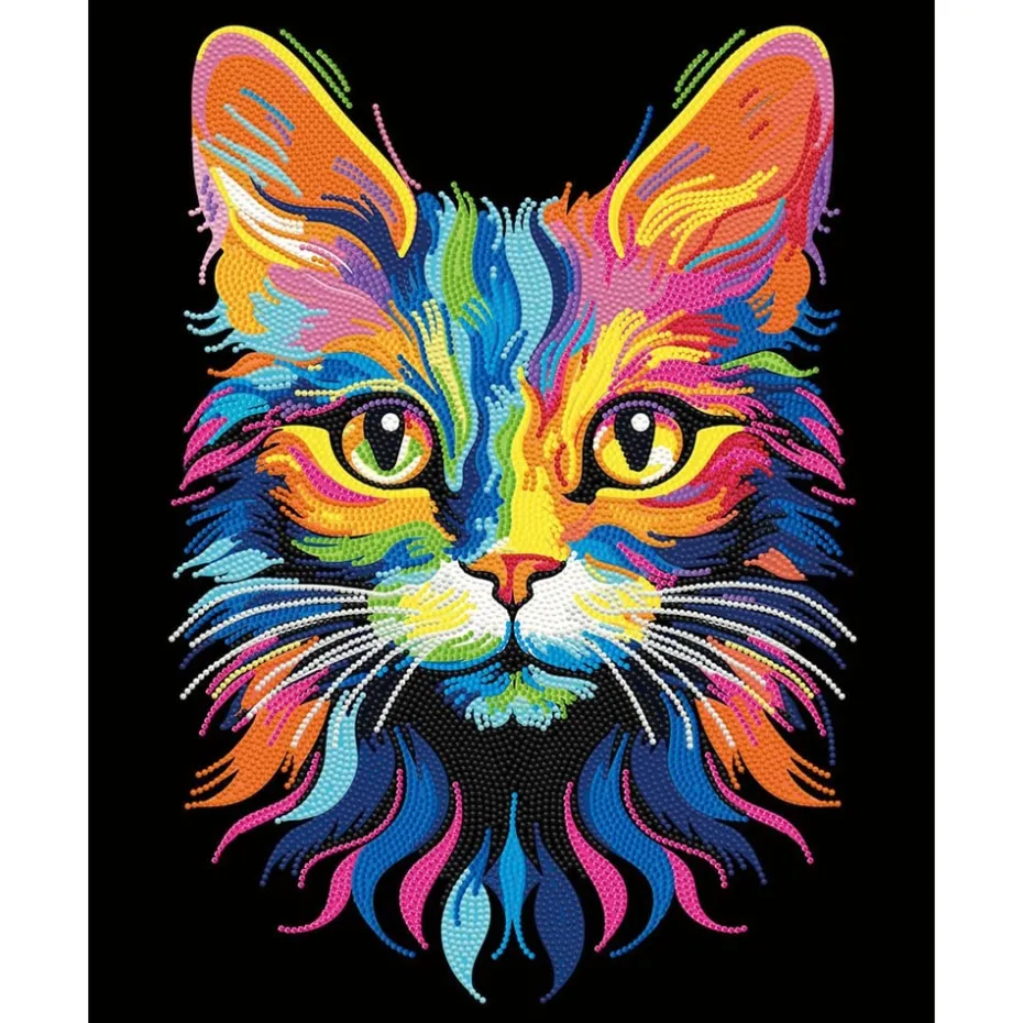 Diamond Dotz Neon Flock – Cat