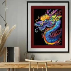 Diamond Dotz Neon Flock – Dragon
