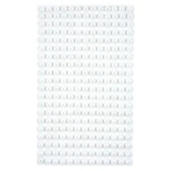 dpCraft Halvperler m/lim 260stk – 6mm Hvit