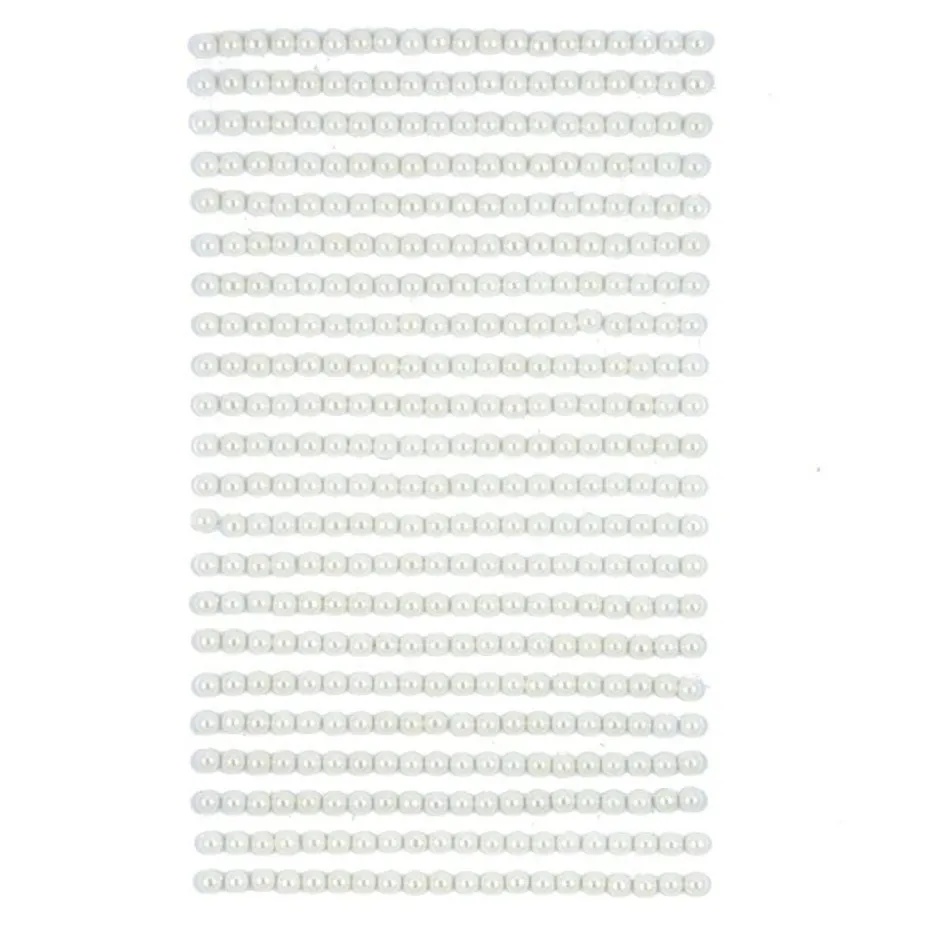 dpCraft Halvperler m/lim 440stk – 4mm – Ivory