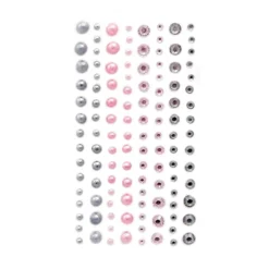 dpCraft Halvperler og strass m/lim 120stk – Modern Chic