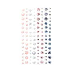 dpCraft Halvperler og strass m/lim 120stk – Sweet