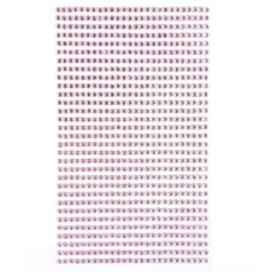 dpCraft Strass m/lim 806stk – 3mm – Lys rosa