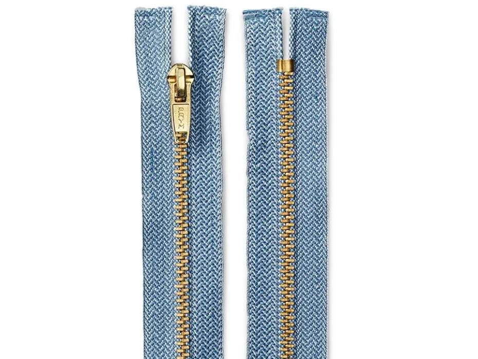 Eclair Glidelås Metall M8 16cm – 240 Denimblå