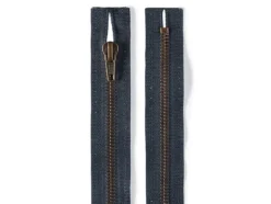 Eclair Glidelås Metall M6 14cm – 210 Marineblå