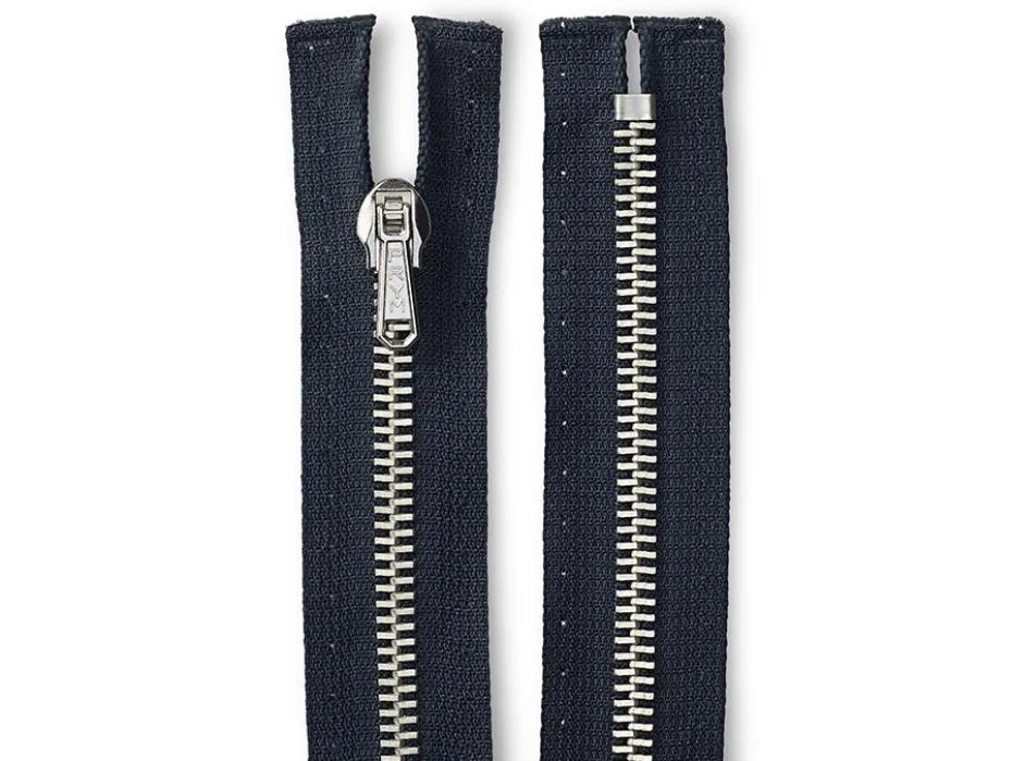 Eclair Glidelås Metall M2 16cm – 210 Marineblå