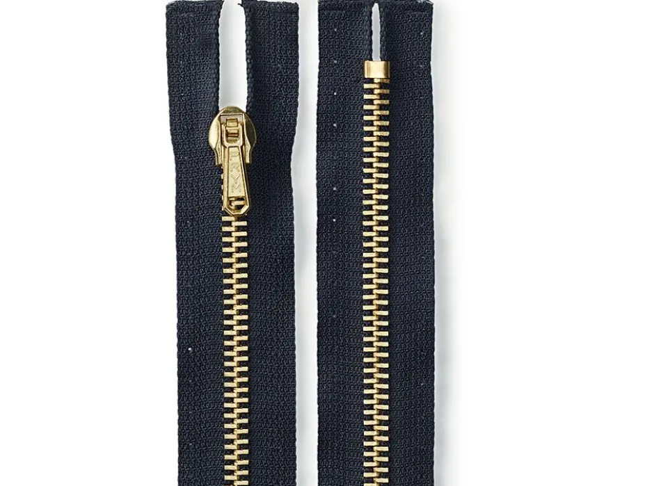 Eclair Glidelås Metall M3 18cm – 210 Marineblå