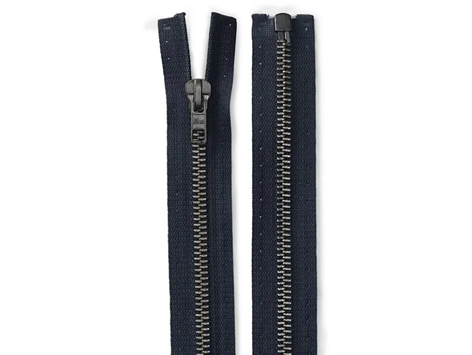Eclair Glidelås Metall M10 35cm – 210 Marineblå