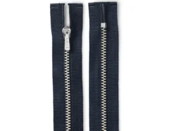 Eclair Glidelås Metall M1 8cm – 210 Marineblå
