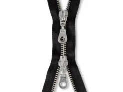 Eclair Glidelås Metall M4 2-veis 65cm – 000 Sort