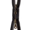 Eclair Glidelås Metall M5 2-veis 70cm – 000 Sort