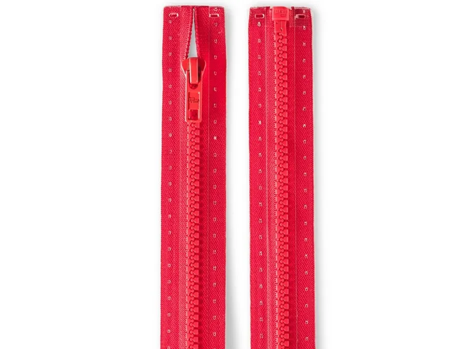 Eclair Glidelås Plast S4 45cm D- 722 Rød