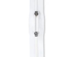 Eclair Glidelås Plast S10 80cm – Hvit
