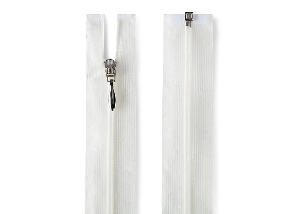 Eclair Glidelås Plast S8 40cm – 111 transparent