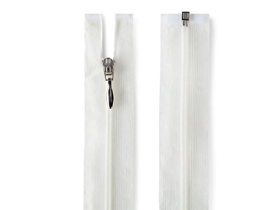 Eclair Glidelås Plast S8 80cm – 111 transparent