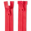 Eclair Glidelås Plast S4 2-veis 55cm – 722 Rød
